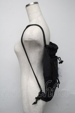 画像3: KINGLY MASK / ドロストコードバック  黒 S-25-05-13-016-PU-BG-AS-ZS