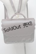 m petit by misako / スカラップ被せの3WAYバッグ  ブラウン S-25-05-13-019-LO-BG-AS-ZS
