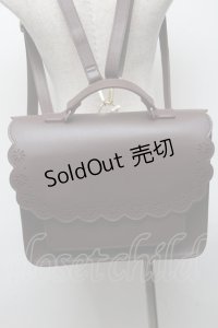m petit by misako / スカラップ被せの3WAYバッグ  ブラウン S-25-05-13-019-LO-BG-AS-ZS