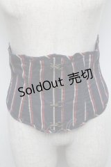 EXCENTRIQUE / ショートコルセット  紺 S-25-05-13-021-EL-ZA-AS-ZS
