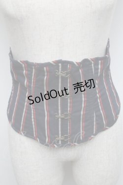 画像1: EXCENTRIQUE / ショートコルセット  紺 S-25-05-13-021-EL-ZA-AS-ZS