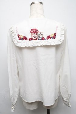 画像2: Amavel / Fruits Berry Jamブラウス  白 S-25-05-13-025-CA-BL-AS-ZS