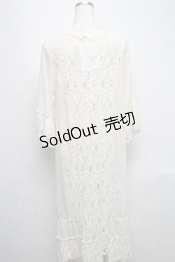 画像2: axes femme / レースガウン  オフ S-25-05-13-029-AX-TS-ET-ZS