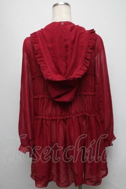 画像2: To Alice / シフォンカーディガン  赤 S-25-05-13-035-LO-TO-AS-ZS