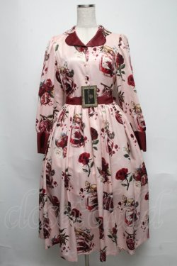 画像1: Royal Princess Alice / ルビー柘榴 Spinコラボ ワンピース M ピンク S-25-05-13-037-LO-OP-AS-ZS
