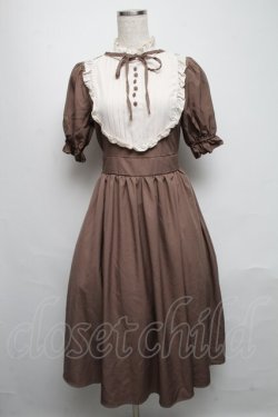 画像1: m petit by misako / ナシジムジキリカエワンピース S ベージュ S-25-05-13-043-LO-OP-AS-ZS