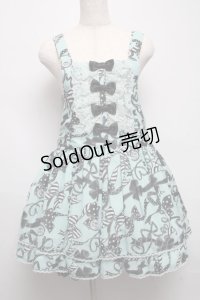 Angelic Pretty / ラッピングリボンサロペット  グリーン S-25-05-14-038-AP-OP-AS-ZS