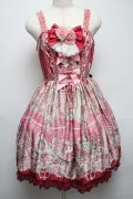 Angelic Pretty / Belle Epoque Roseジャンパースカート  ワイン S-25-05-14-041-AP-OP-AS-ZS