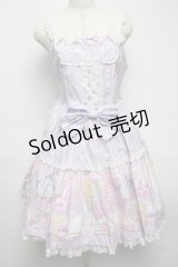 Angelic Pretty / Cotton Candy Shopジャンパースカート  ラベンダー S-25-05-14-044-AP-OP-AS-ZS