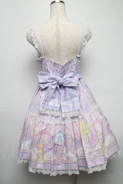 画像2: Angelic Pretty / Cotton Candy Shopジャンパースカート  ラベンダー S-25-05-14-044-AP-OP-AS-ZS