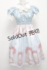 Enchantlic Enchantilly / 城猫の王女様ワンピース  サックス S-25-05-14-045-LO-OP-AS-ZS