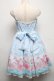 画像2: Angelic Pretty / Romantic Rose Letterジャンパースカート  サックス S-25-05-14-046-AP-OP-AS-ZS (2)