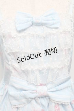 画像3: Angelic Pretty / Romantic Rose Letterジャンパースカート  サックス S-25-05-14-046-AP-OP-AS-ZS