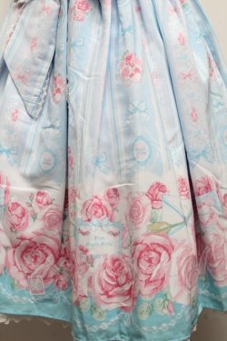 画像4: Angelic Pretty / Romantic Rose Letterジャンパースカート  サックス S-25-05-14-046-AP-OP-AS-ZS