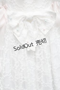 画像3: BABY,THE STARS SHINE BRIGHT / はるちゃんの願いを紡ぐFlower embroideryジャンパースカート  白 S-25-05-14-047-BA-OP-AS-ZS