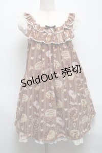 Angelic Pretty / Melty Creamドーナツジャンパースカート  ブラウン S-25-05-14-048-AP-OP-AS-ZS