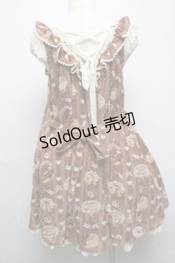 画像2: Angelic Pretty / Melty Creamドーナツジャンパースカート  ブラウン S-25-05-14-048-AP-OP-AS-ZS