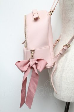 画像2: Maison de FLEUR / リボンMリュック  ピンク S-25-05-14-006-LO-BG-HR-ZS