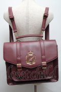 Amavel / ダブルポケットサッチェルバッグ  エンジ S-25-05-14-007-CA-BG-HR-ZS