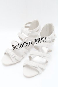 axes femme / 4連リボンサンダル  キナリ S-25-05-14-002-AX-SH-HR-ZS