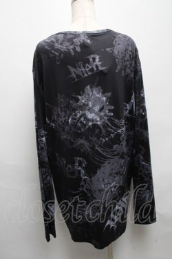 画像2: NieR Clothing / 転写プリントトップス  グレー S-25-05-14-020-PU-TO-AS-ZS