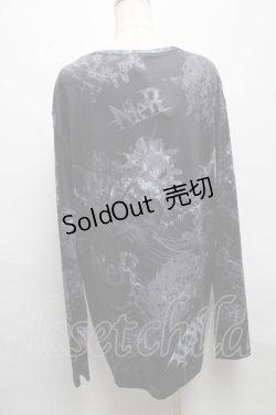 画像2: NieR Clothing / 転写プリントトップス  グレー S-25-05-14-020-PU-TO-AS-ZS