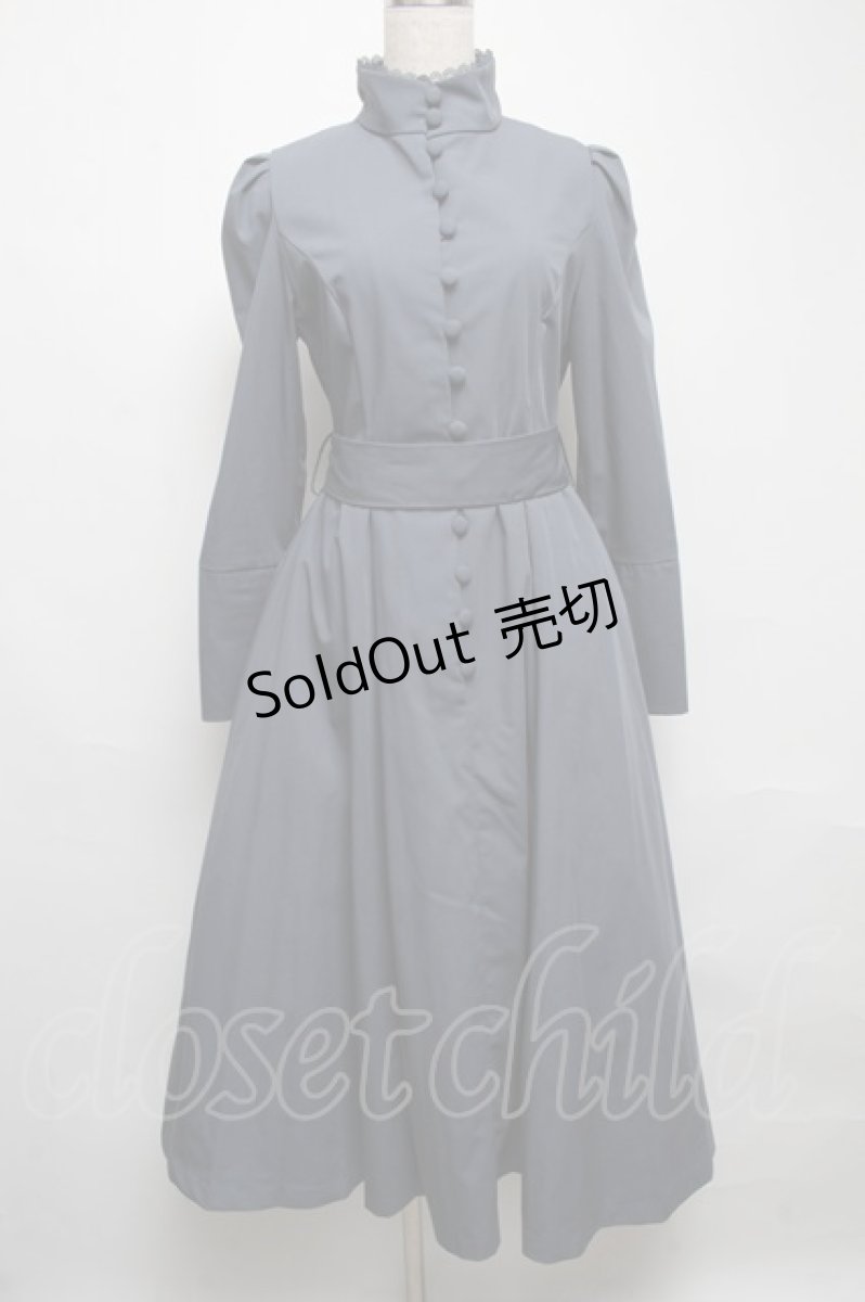 画像1: Sheglit / Victorianバッスルワンピース  ブルー S-25-05-14-023-EL-OP-HR-ZS (1)