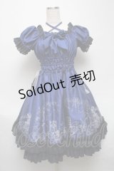 Enchantlic Enchantilly / Gothic Cake&AfterTea Partyワンピース  青 S-25-05-14-024-LO-OP-AS-ZS