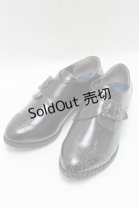 axes femme / モンクストラップシューズ  黒 S-25-05-14-003-AX-SH-HR-ZS