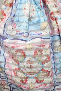画像3: BABY,THE STARS SHINE BRIGHT / Ruban le Lien a la modeミニ袖ジャンパースカート  ピンクｘサックス S-25-05-14-026-BA-OP-AS-ZS
