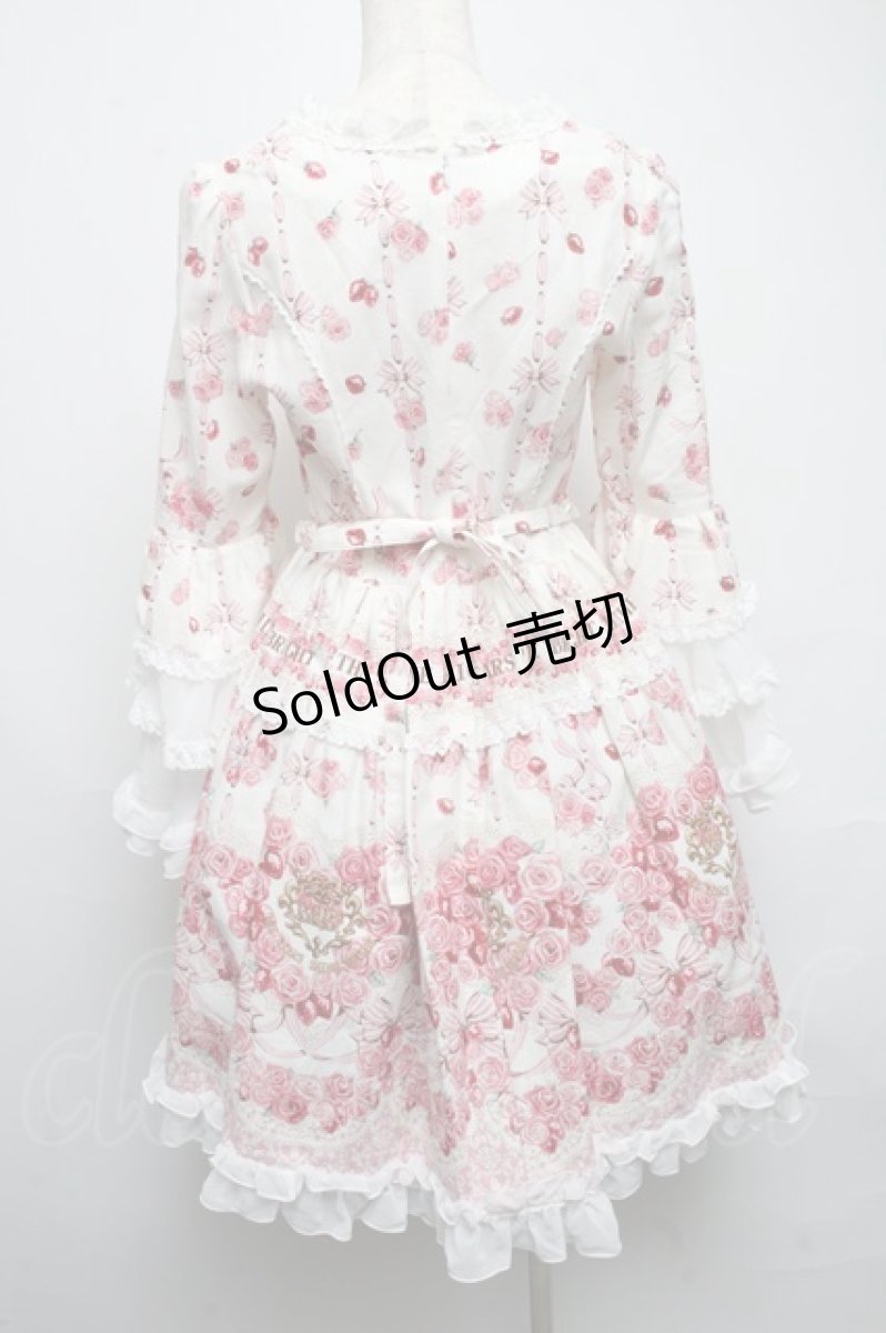 画像2: BABY,THE STARS SHINE BRIGHT / Le Bouquet Eternel柄ワンピース  オフ S-25-05-14-030-BA-OP-AS-ZS (2)