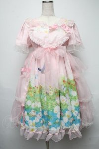 BABY,THE STARS SHINE BRIGHT / Thumbelina Fairy Tale〜未来への旅立ち〜柄ワンピース  ピンク S-25-05-14-032-BA-OP-AS-ZY