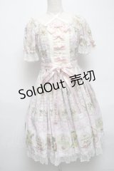 metamorphose / vintage fruitリボンワンピース  ピンク S-25-05-14-033-ME-OP-AS-ZS