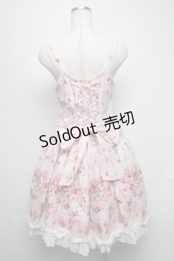 画像2: BABY,THE STARS SHINE BRIGHT / Le Bouquet Eternel柄ジャンパースカートI  ピンク S-25-05-16-045-BA-OP-AS-ZS