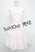 BABY,THE STARS SHINE BRIGHT / シェリルレーシィジャンパースカート  ピンク S-25-05-16-046-BA-OP-AS-ZS