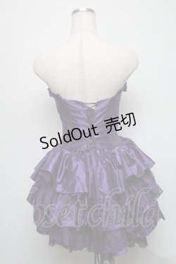画像2: ATELIER PIERROT / ミニコルセットワンピース  紫 S-25-05-16-050-EL-SK-AS-ZS