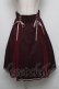 画像1: axes femme POETIQUE / レースアッププリーツ切替スカート  ワイン S-25-05-16-054-AX-SK-HR-ZS (1)