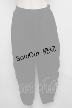 画像1: NieR Clothing / カーゴパンツ  黒 S-25-05-16-060-PU-PA-AS-ZS