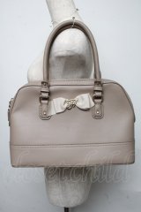 Maison de FLEUR / benjamineボストンバッグ  ベージュ S-25-05-16-006-LO-BG-AS-ZS