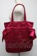 画像1: Maison de FLEUR / ダブルリボンギャザートートバッグ  ワイン S-25-05-16-008-LO-BG-AS-ZS (1)