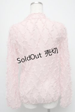 画像2: POPPY / Pink wave tulle tops  ピンク S-25-05-16-018-LO-BL-HR-ZS