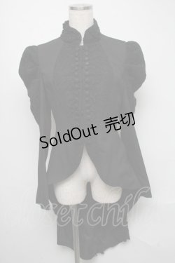 画像1: PUNKRAVE / 燕尾ジャケット  黒 S-25-05-16-027-PU-JA-AS-ZS