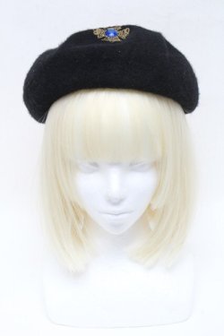 画像3: Angelic Pretty / Antique Crownベレー帽  黒 S-25-05-16-003-AP-AC-AS-ZS