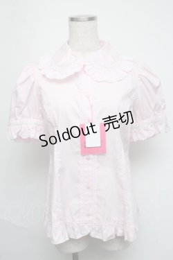 画像1: Angelic Pretty / ドーナツレースブラウス  ピンク S-25-05-19-014-AP-BL-HR-ZS