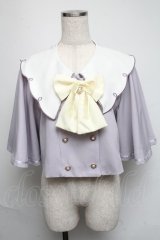 Amavel / Magical Cosmic Cosmeticケープ風アウター F ラベンダー S-25-05-19-021-CA-JA-SZ-ZT033