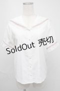 MA*RS / レースセーラー襟ブラウス  白 S-25-05-19-003-EL-TO-HR-ZS