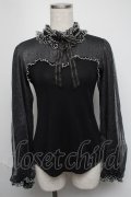 Angelic Pretty / おすましShinyタートルカットソー  黒 S-25-05-19-038-AP-TO-HR-ZS