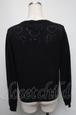 画像2: 【SALE】Nile Perch / ディズニーコラボカーディガン  黒 S-25-05-19-043-LO-TS-AS-ZT033 (2)