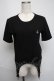 画像1: PUNK / デザイン半袖カットソー  黒 S-25-05-19-044-PU-TO-AS-ZS (1)