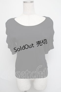 画像1: tocco / フリルトップス  黒 S-25-05-19-045-LO-TO-AS-ZS